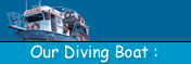 Informations about our diving boat & equipment