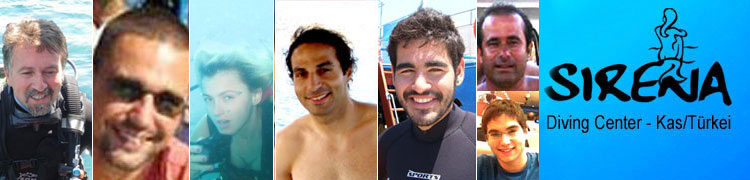 Introducing the team of SIRENA Diving Kas/Turkey